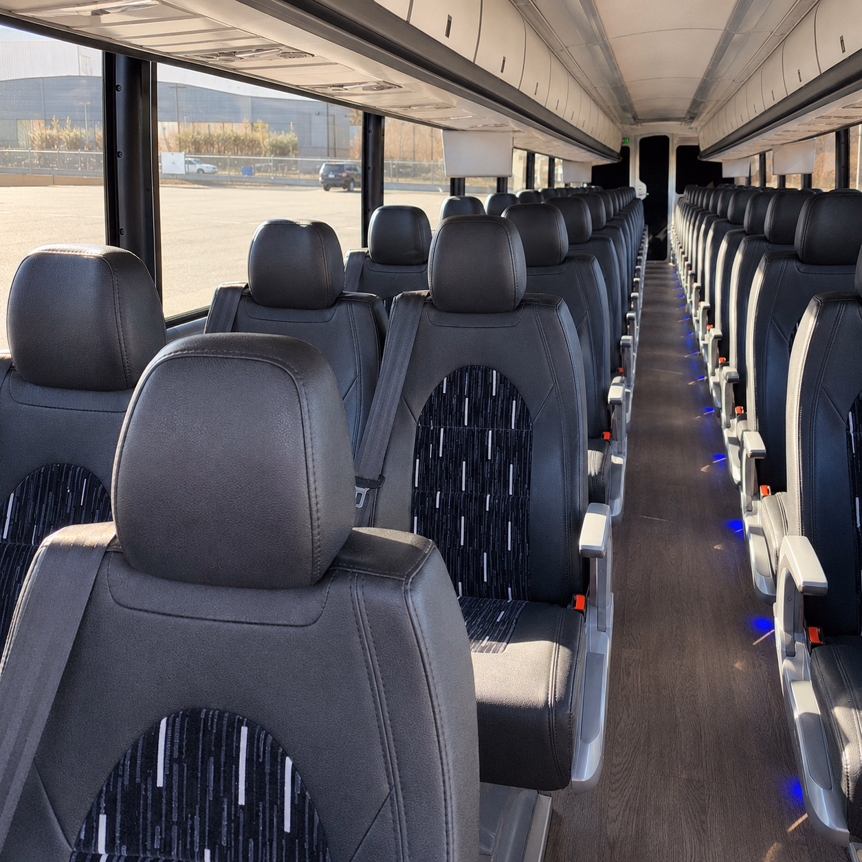 suffolk charter bus rental inside