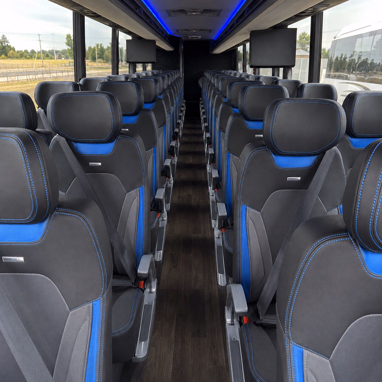 suffolk wedding transportation onboard seating
